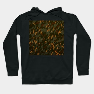 Camouflage - Olive and maroon Hoodie